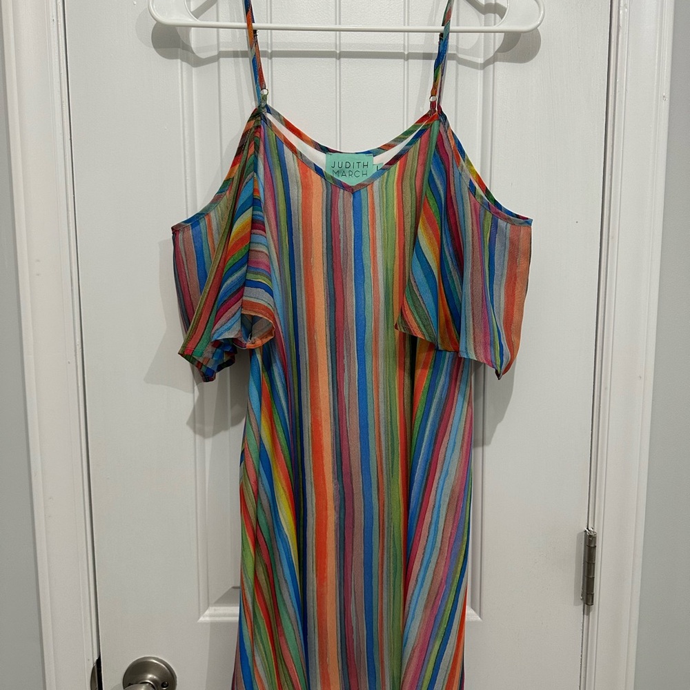 Judith March Multicolor Striped Dress